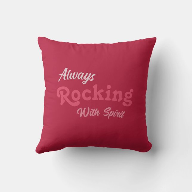 Willkommen auf unserer Veranda / immer / Valentine Kissen (Rückseite)