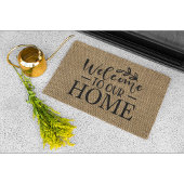 Willkommen auf unserer Zuhause Doormat Fußmatte