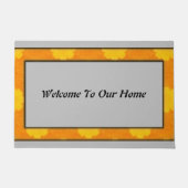 Willkommen auf unserer Zuhause Fußmatte (Vorderseite)