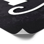 Willkommen auf unserer Zuhause Poster (Ecke)