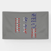 Willkommen auf unserer Zuhause überlagert auf der Banner (Horizontal)