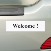 Willkommen! Autoaufkleber (Auf Auto)