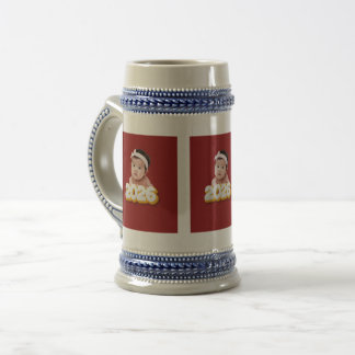 „Willkommen Baby 2026“ Bierglas