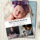 Willkommen Baby All Smiles Foto Collage Birth Ankündigung