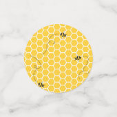 Willkommen Baby Bee Table Confetti Honeycomb Desig Konfetti (Klein Vorderseite)
