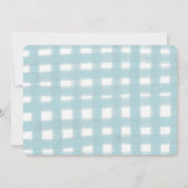 WILLKOMMEN BABY BLAUE ANKÜNDIGUNG (Rückseite)