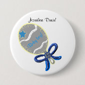 Willkommen Baby Boy Button (Vorderseite)