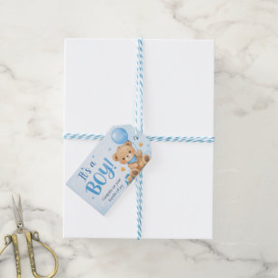 Willkommen Baby Junge – Ein Bündel Freude Geschenk Geschenkanhänger