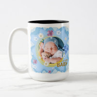 Willkommen Baby Junge Individuelle Foto-Kaffeetass