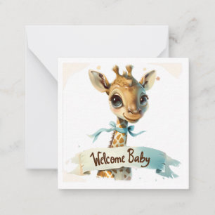 Willkommen Baby Karte