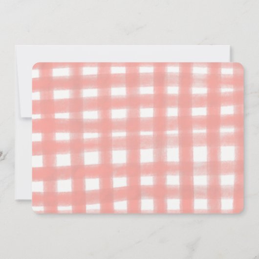 WILLKOMMEN BABY PINK ANKÜNDIGUNG (Rückseite)