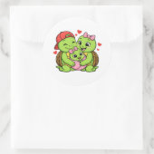Willkommen Baby Runder Aufkleber (Tasche)