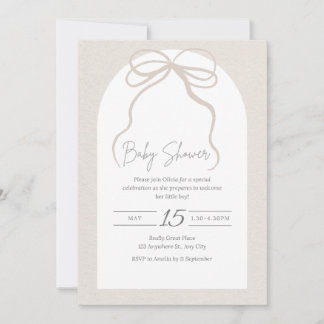 Willkommen Baby Shower Einladungskarte Einladung