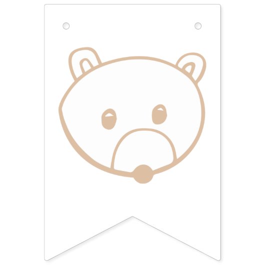 Willkommen Baby Woodland Kreaturen Wimpelkette (Erste Fahne)