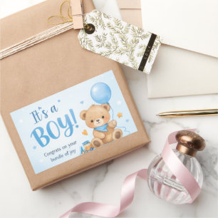 Willkommen Babyjunge – Ein Bündel Freude Aufkleber