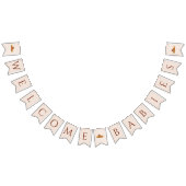 Willkommen Babys geschlechtsneutrale Zwillinge Ban Wimpelkette (Alle)