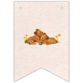 Willkommen Babys geschlechtsneutrale Zwillinge Ban Wimpelkette (Erste Fahne)