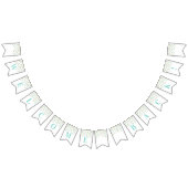 Willkommen Back Banner Türkis Gold Confetti (Alle)