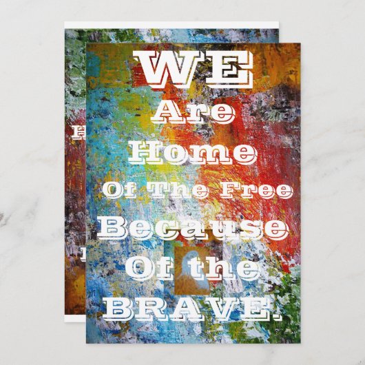 Willkommen Back Party Invation. Einladung (Vorne/Hinten)