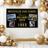 Willkommen Back School Wiedersehen Four Foto Colla Banner