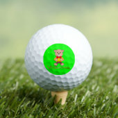 Willkommen Bär Apfel Grün Willkommen Golfball (Insitu T-Shirt)