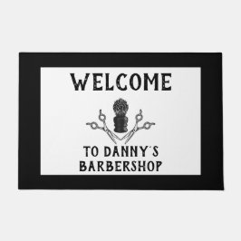 Willkommen Barbershop Hair Cool Kleine Unternehmen Fußmatte