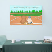 Willkommen Baseball Themed Baby Dusche Banner (Messeveranstaltung)