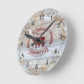 Willkommen Bauernmauer-Uhr Runde Wanduhr (Winkel)