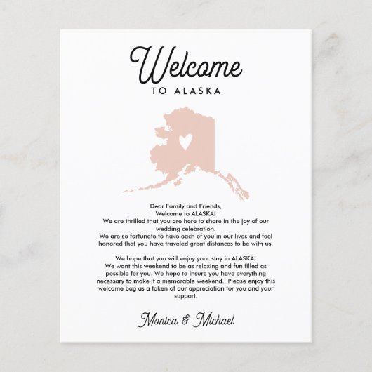 Willkommen bei ALASKA | Briefe & Unterkünfte JEDE (Vorderseite)