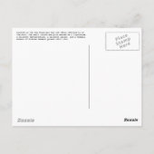 Willkommen bei ALCATRAZ Postkarte (Rückseite)