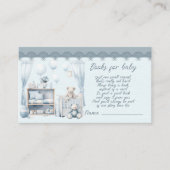 Willkommen bei Baby Boy Shower Books for Baby Begleitkarte (Vorderseite)