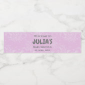 Willkommen bei Baby Shower Wasserflaschenetikett (Einzelnes Label)