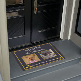 Willkommen bei benutzerdefinierten Foto-Pets   Fußmatte