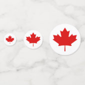 Willkommen bei Canada Day Mapleaf Table Confetti Konfetti (Vorderseiten)