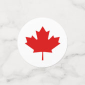 Willkommen bei Canada Day Mapleaf Table Confetti Konfetti (Klein Vorderseite)