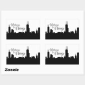 Willkommen bei Chicago Sticker large (Blatt)