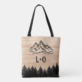 Willkommen bei Colorado Wedding Minimalistisches H Tasche (Rückseite)