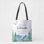 Willkommen bei Colorado Wedding Willkommen Tasche (Vorderseite)