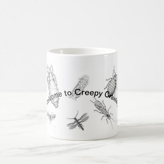 Willkommen bei Creepy Crawley Kaffeetasse (Mittel)