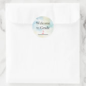 Willkommen bei den Aufklebern für Personalisierte Runder Aufkleber (Tasche)