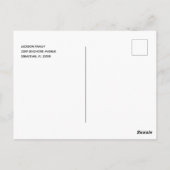 Willkommen bei den Geburtskarten des World Baby Fo Postkarte (Rückseite)