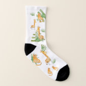 Willkommen bei den Jungle Tieren Socken (Rechts - Außen)