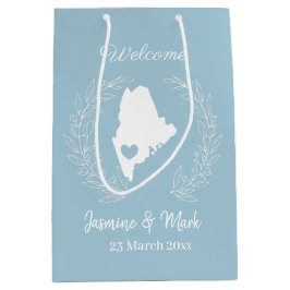 Willkommen bei den Maine-Gastgeschenke Hochzeiten  Mittlere Geschenktüte