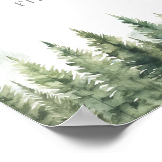 Willkommen bei den Pack Forest Wolf Büchern für Ba Poster (Ecke)