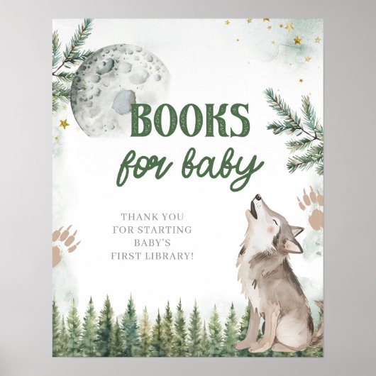 Willkommen bei den Pack Forest Wolf Büchern für Ba Poster (Vorne)