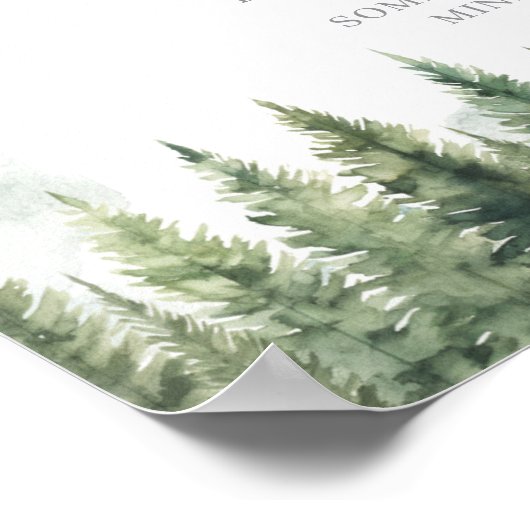 Willkommen bei den Pack Forest Wolf Spate Diapers Poster (Ecke)