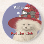 Willkommen bei den Red Hat Club Untersetzer (Vorne)