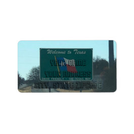 Willkommen bei den Texas-Adressetiketten Adressaufkleber