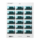 Willkommen bei den Texas-Adressetiketten Adressaufkleber (Vorne)