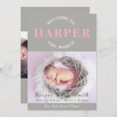 Willkommen bei der Ankündigung der rosa grauen Geb (Vorne/Hinten)